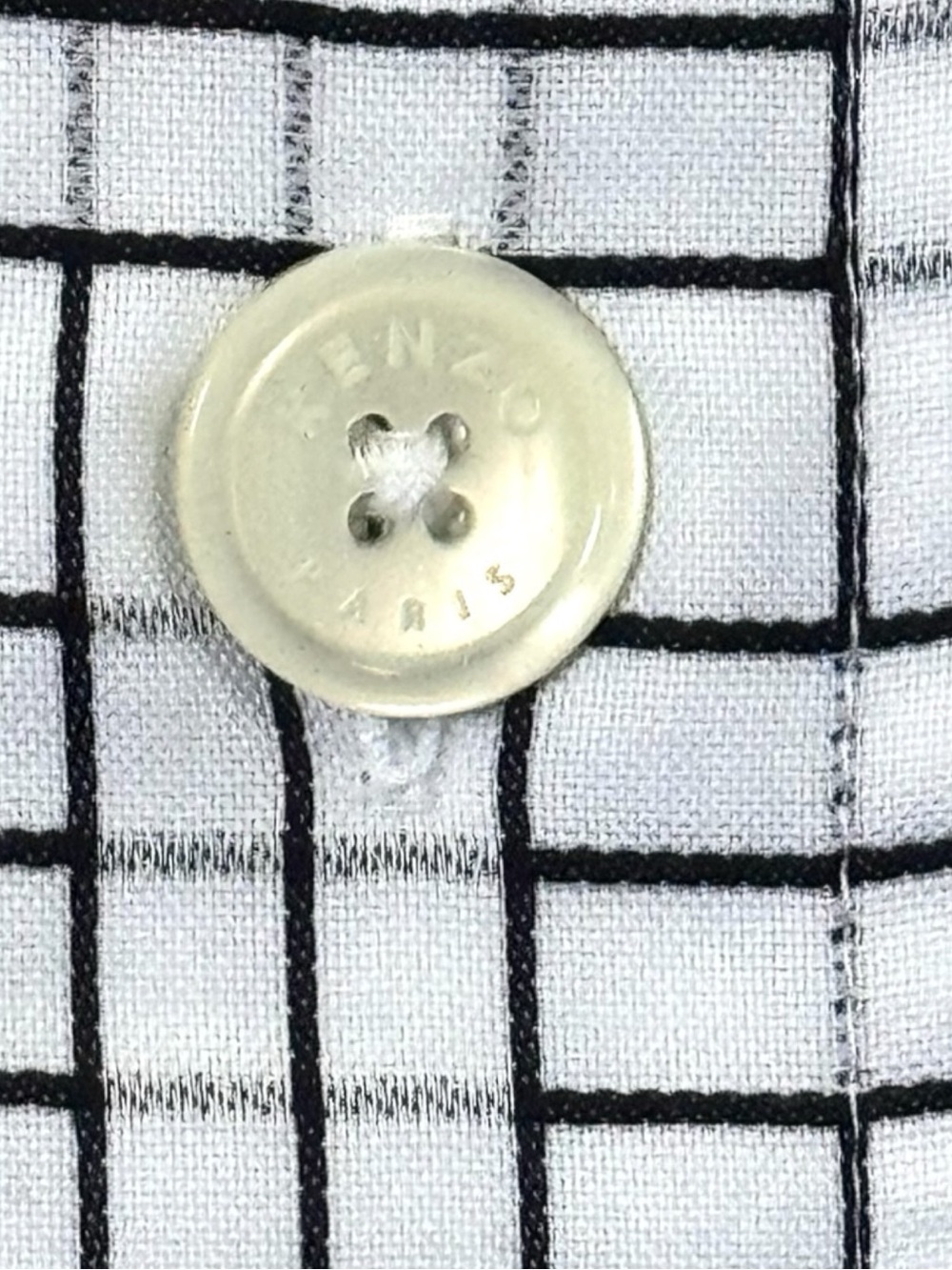 NWT KENZO Paris Oversized Jacquard Cotton Weave Overshirt S - Picture 7 of 12